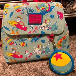 LOUNGEFLY Disney parks exclusive summer 2023 edition Toy Story backpack.